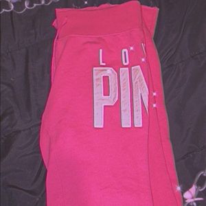 Y2K PINK VS FLARE LEG SWEATS